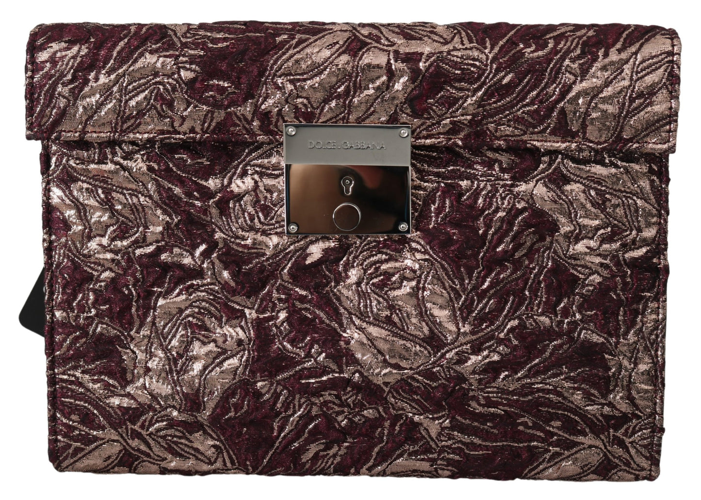 Bordeaux Jacquard Leder Herren Dokumententasche Tasche