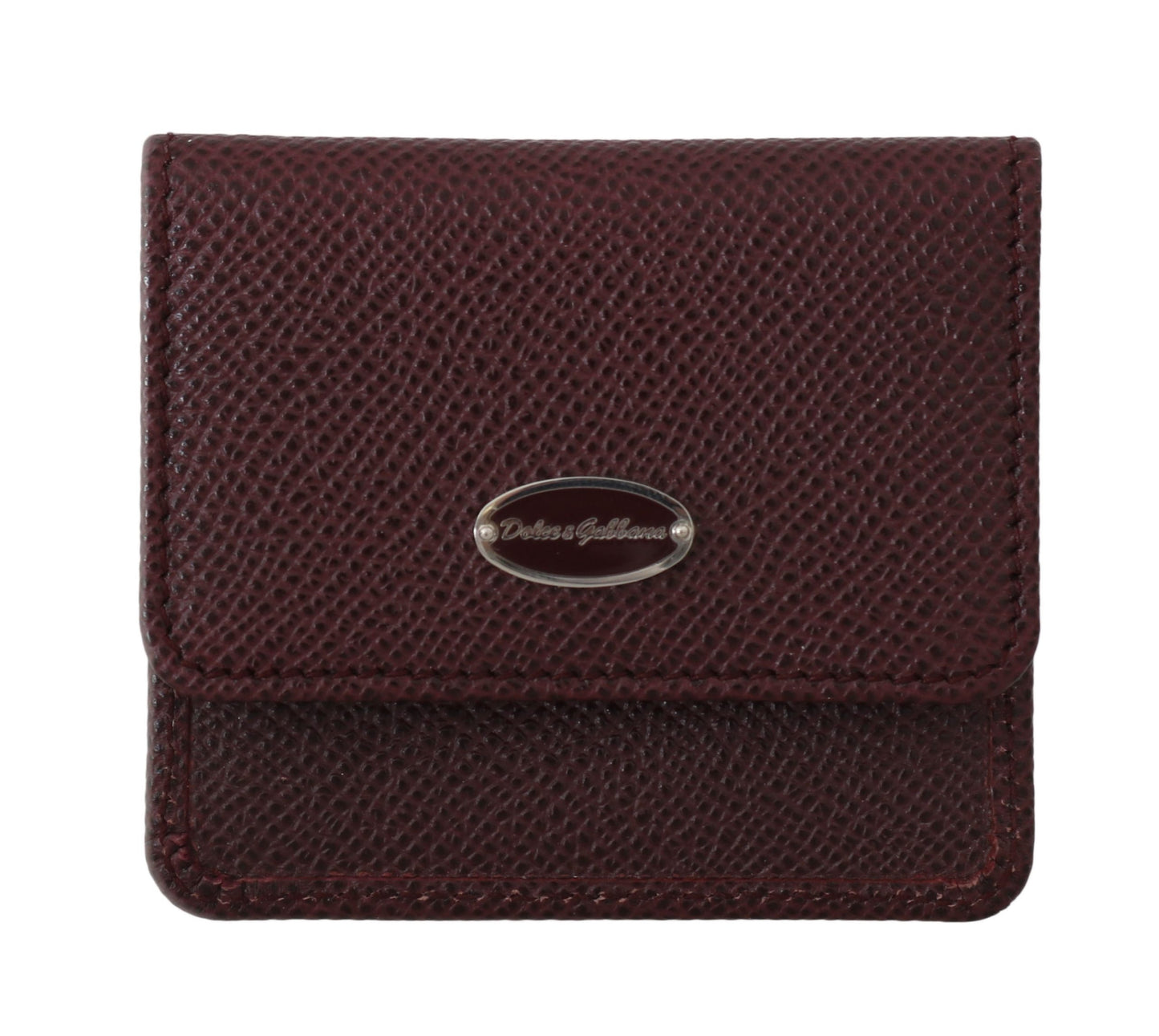 Bordeaux Dauphine Leder Kondomtasche