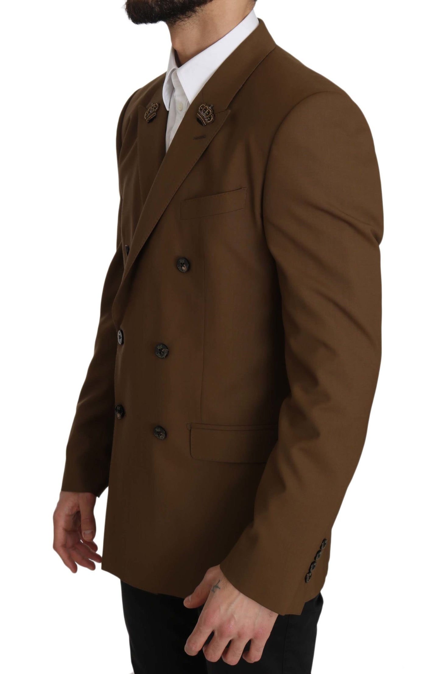 Brauner Wollsack Royal Crown Blazer