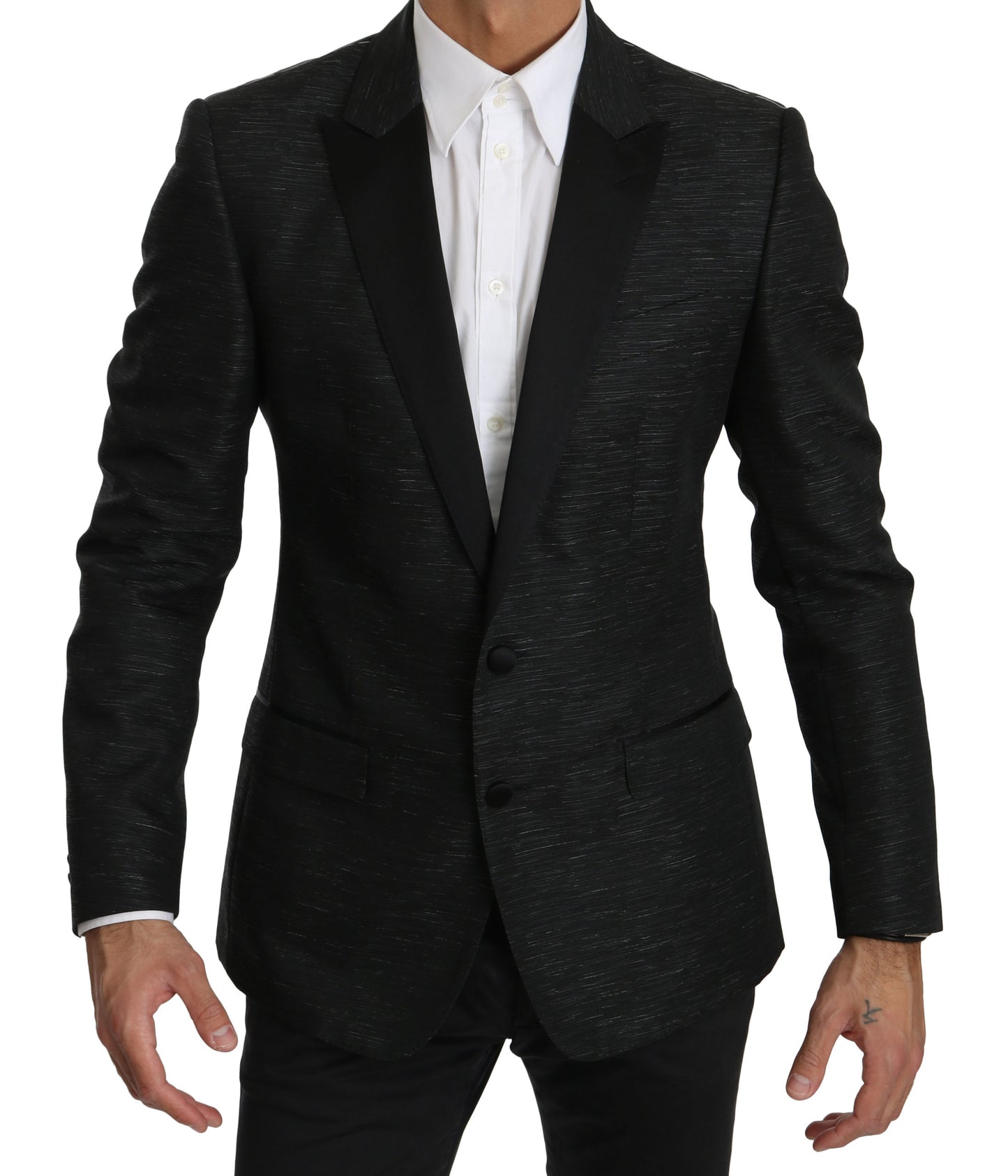 Schwarzer Slim Fit Einteiler MARTINI Blazer