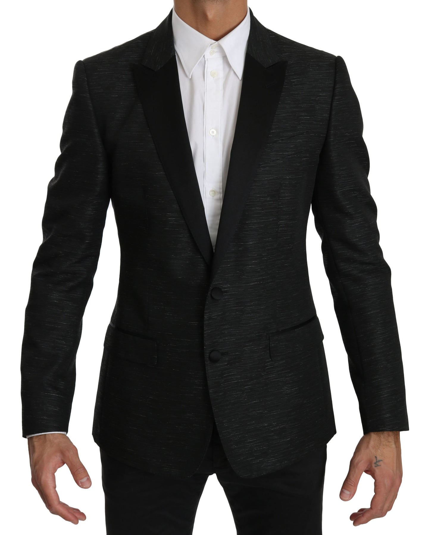 Schwarzer Slim Fit Einteiler MARTINI Blazer