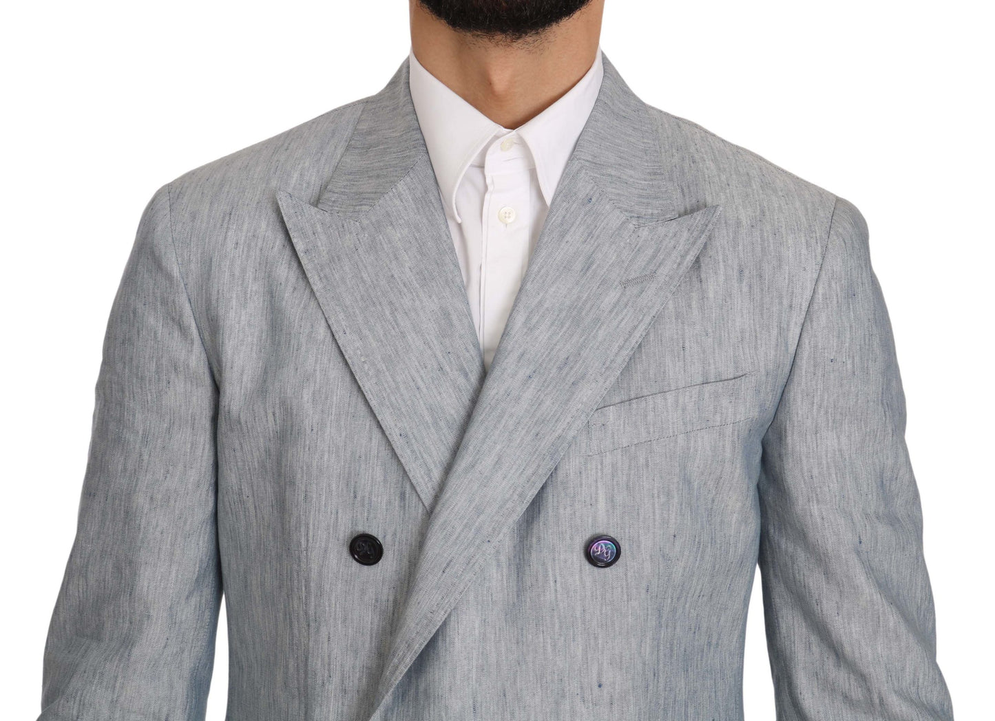Blaue Flachsjacke NAPOLI Mantel Blazer