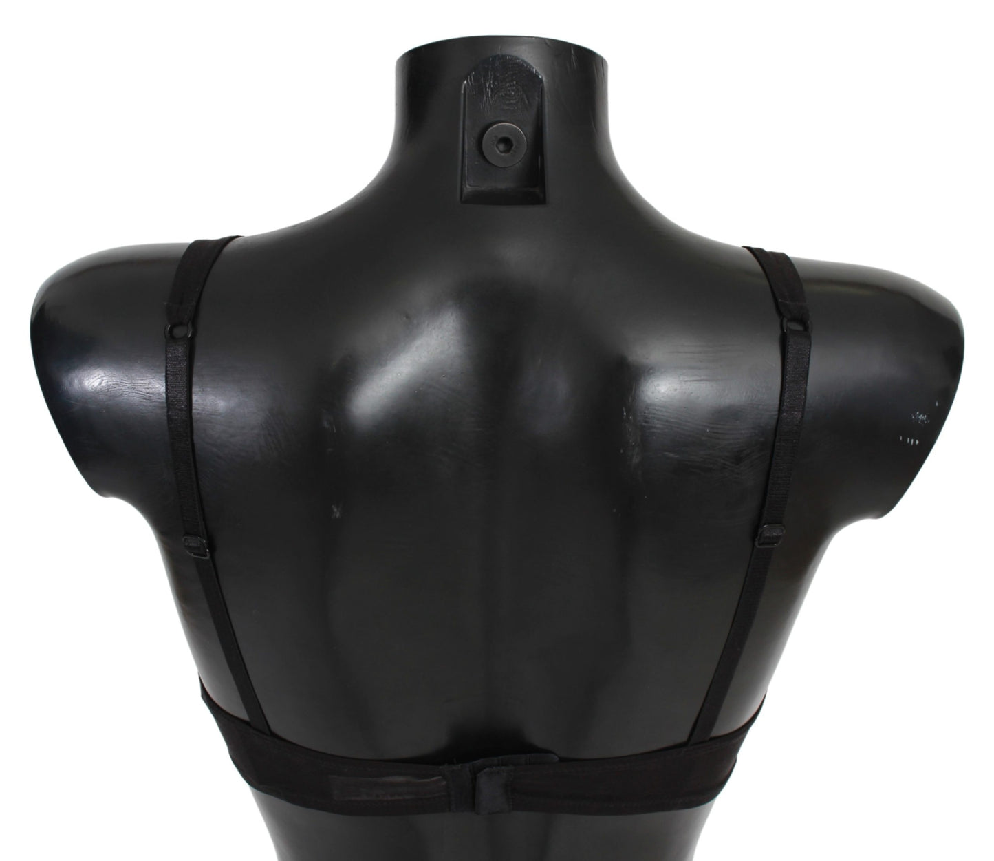 Schwarzer Spitzen-Balconcino-BH Seidenunterwäsche