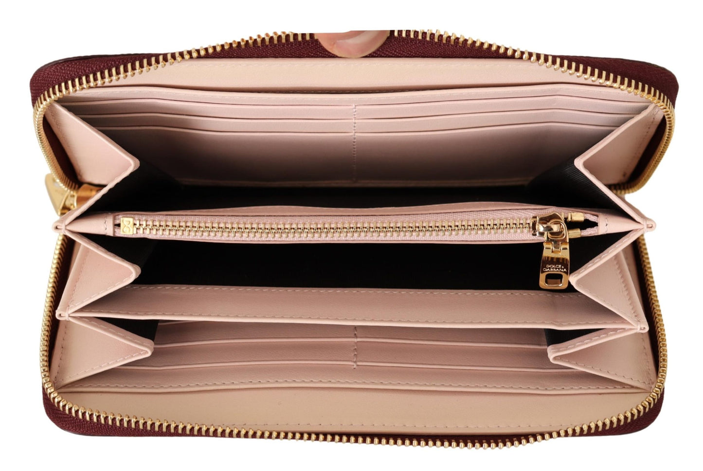 Bordeaux Karteninhaber Rechnung Münze Continental Leder Brieftasche