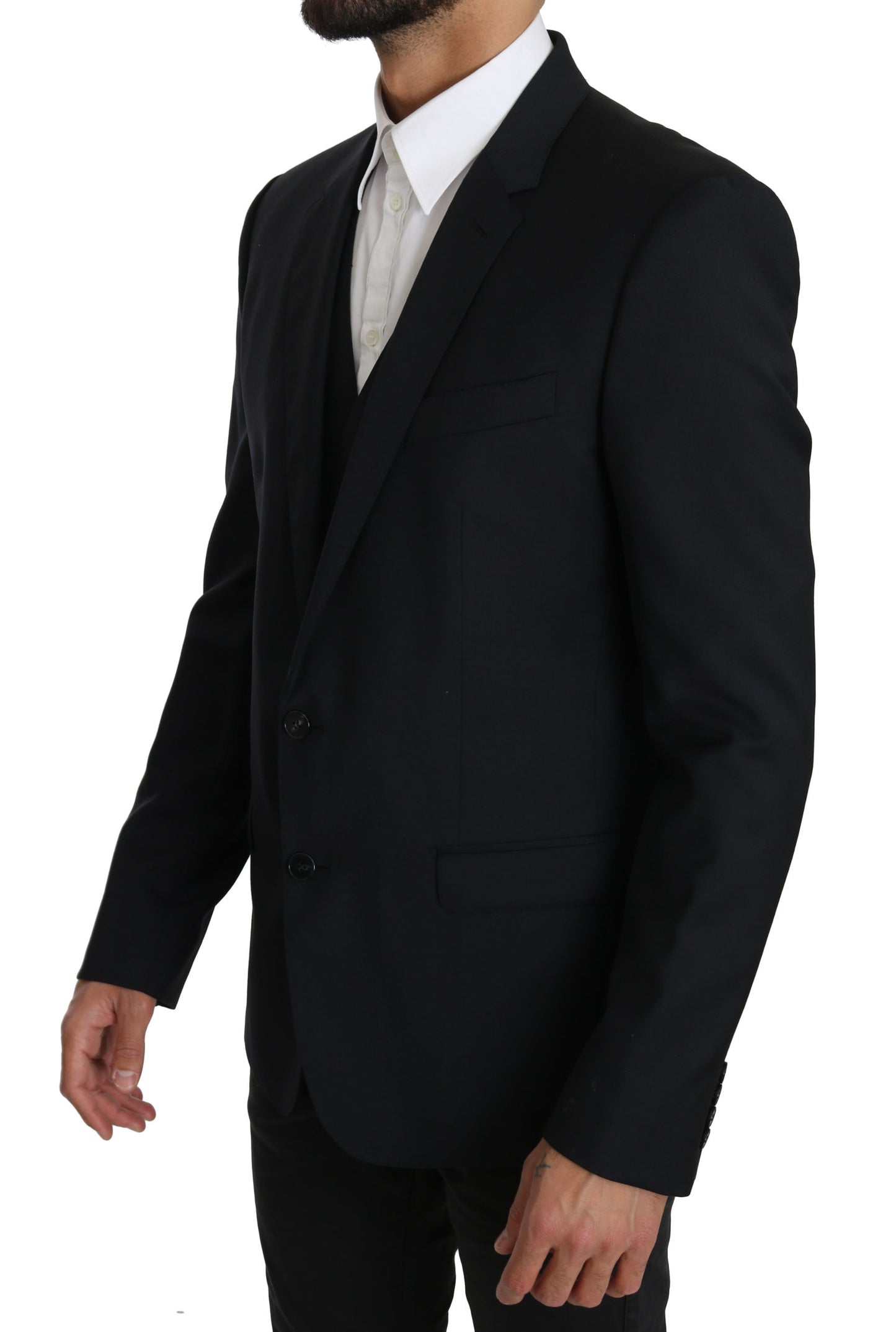 Blaue zweiteilige Weste Jacke MARTINI Blazer