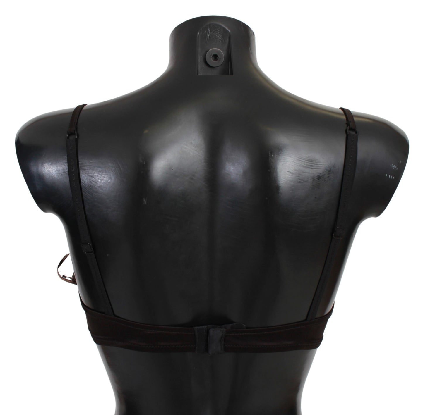 Brauner Balconcino-BH mit Pailletten Unterwäsche