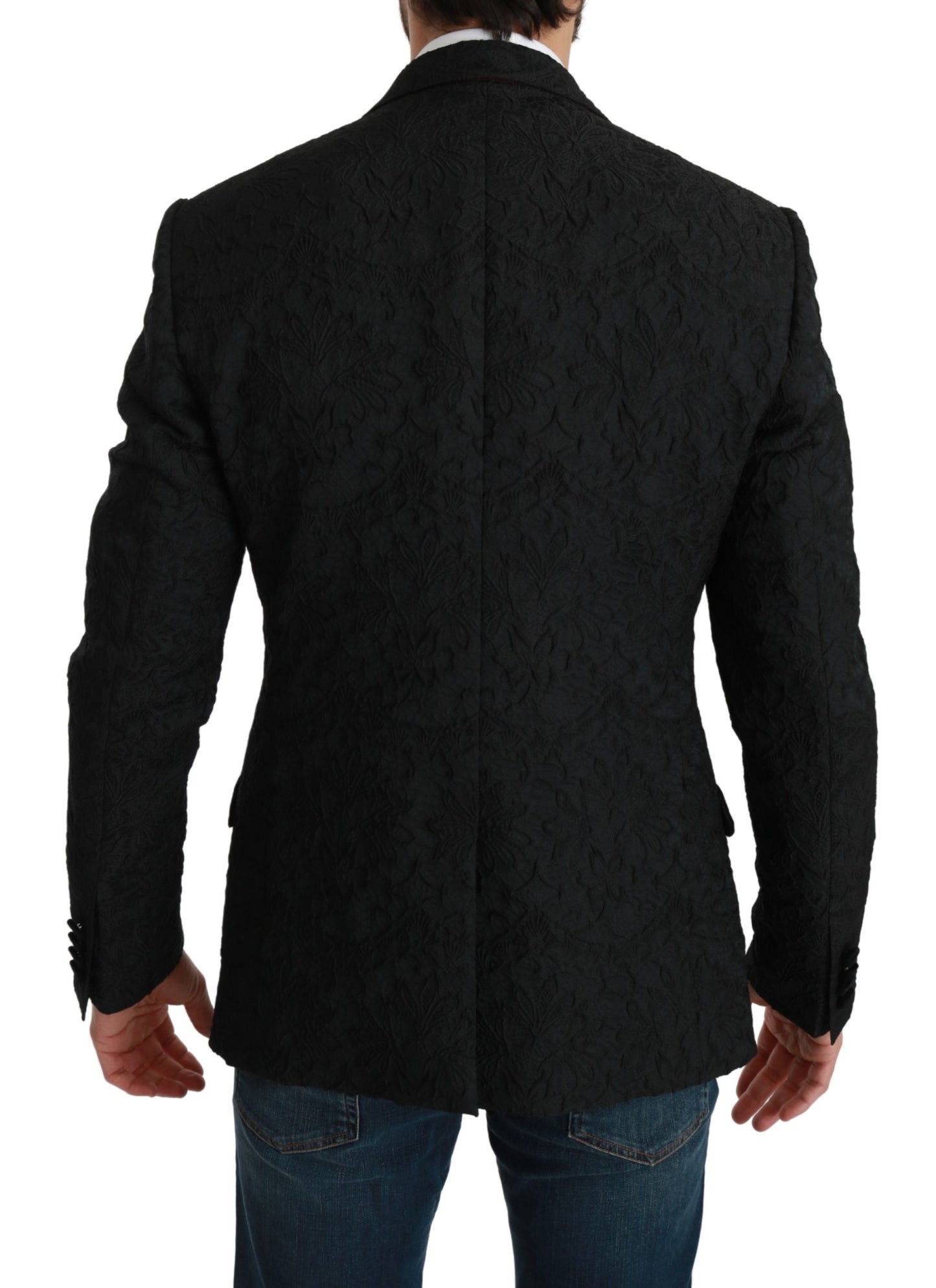 Schwarzer Torero Slim Fit Jacke Blazer Jacke