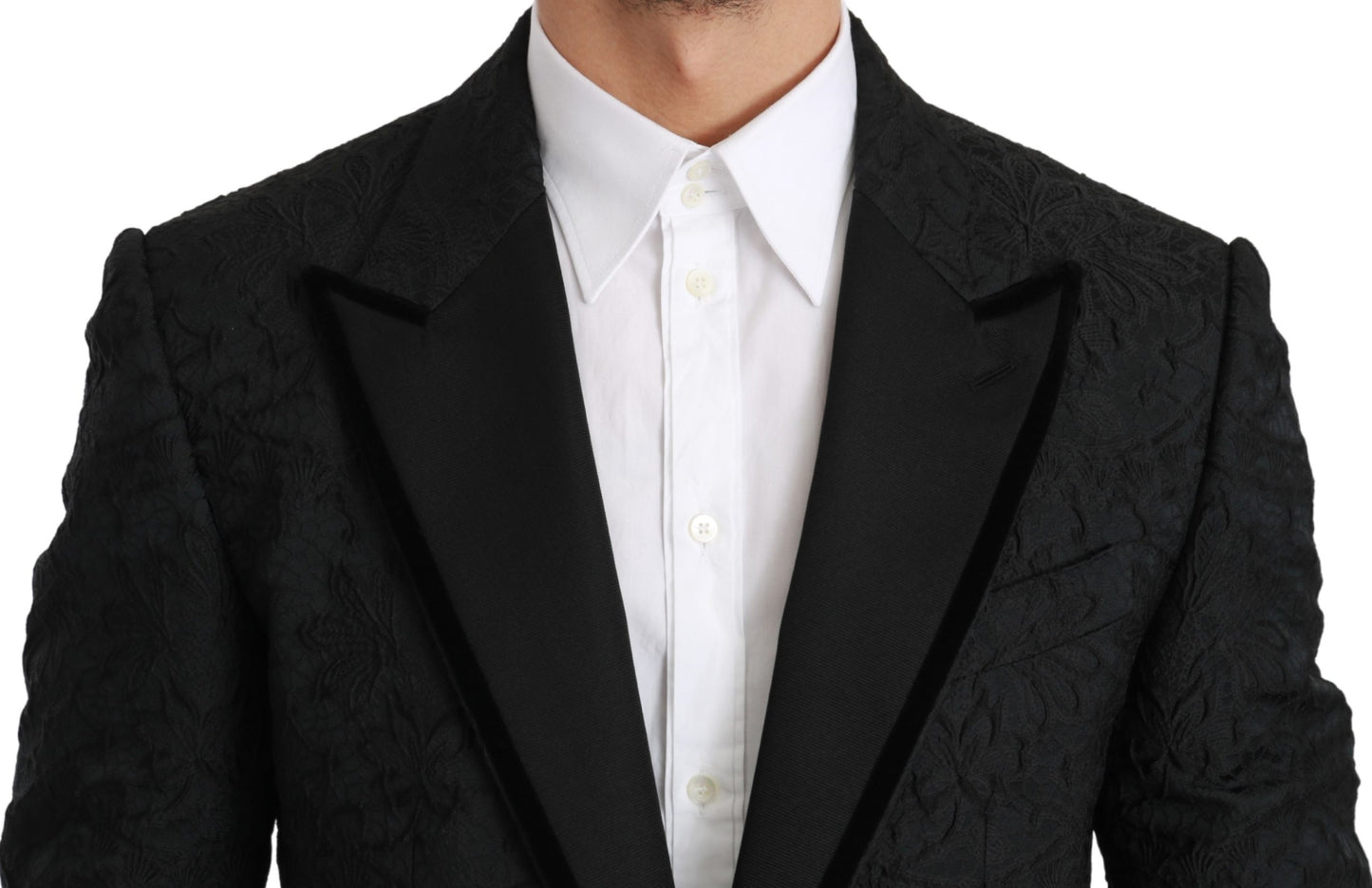 Schwarzer Torero Slim Fit Jacke Blazer Jacke