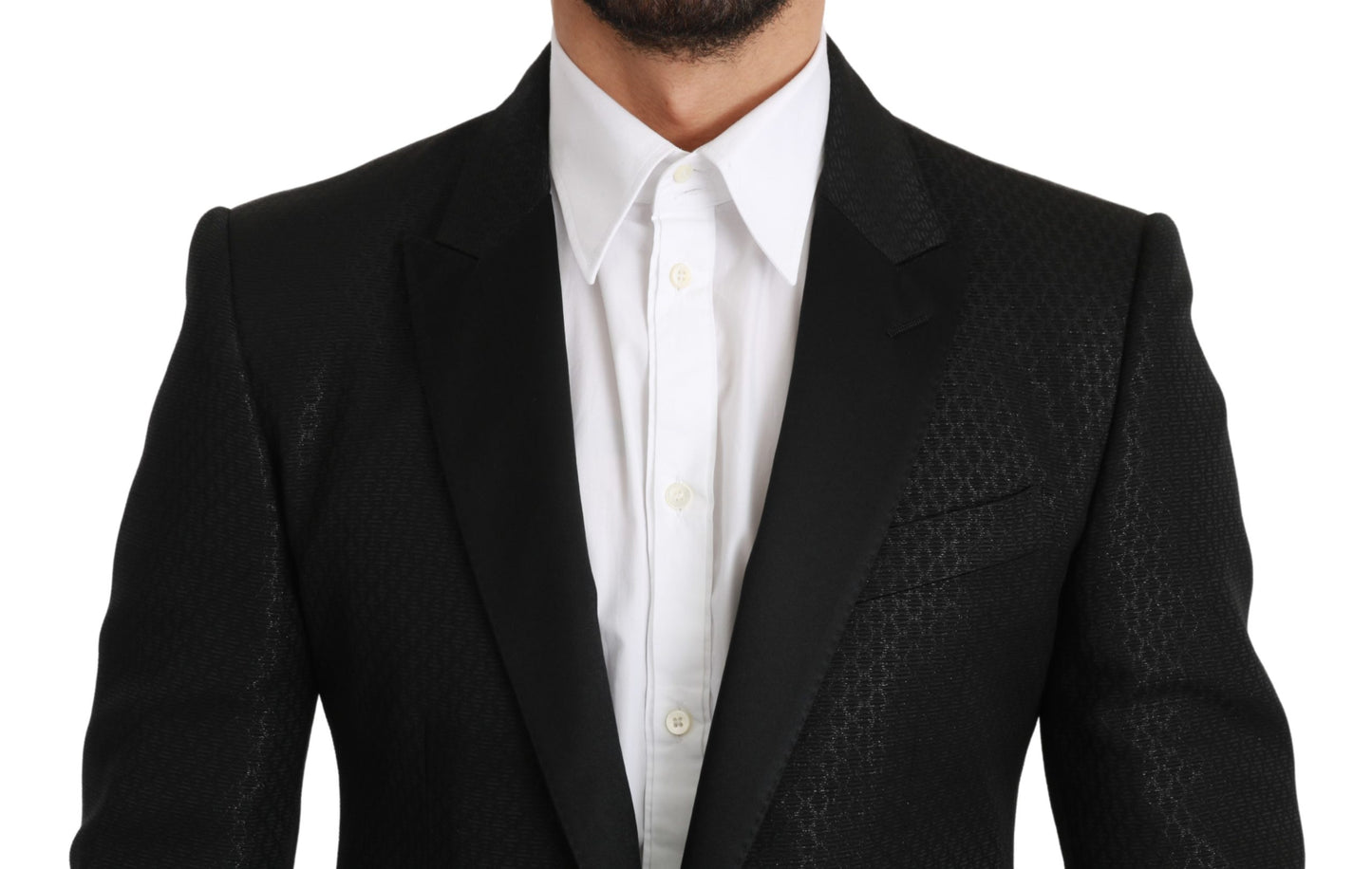 Schwarze Slim Fit Jacke MARTINI Blazer