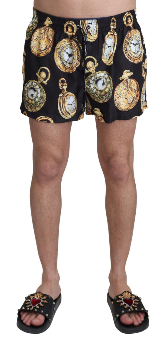Black Gold Watch Beachwear Shorts Badeshorts