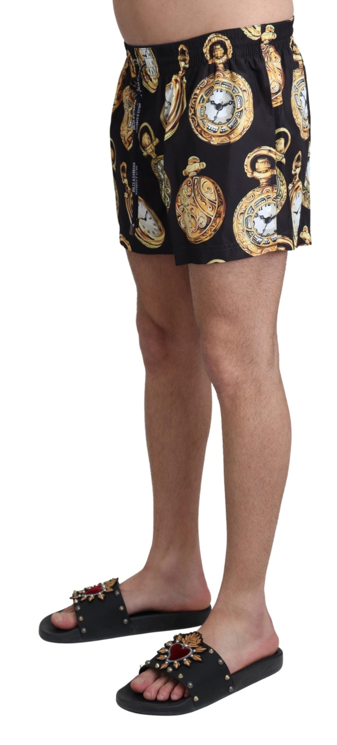 Black Gold Watch Beachwear Shorts Badeshorts