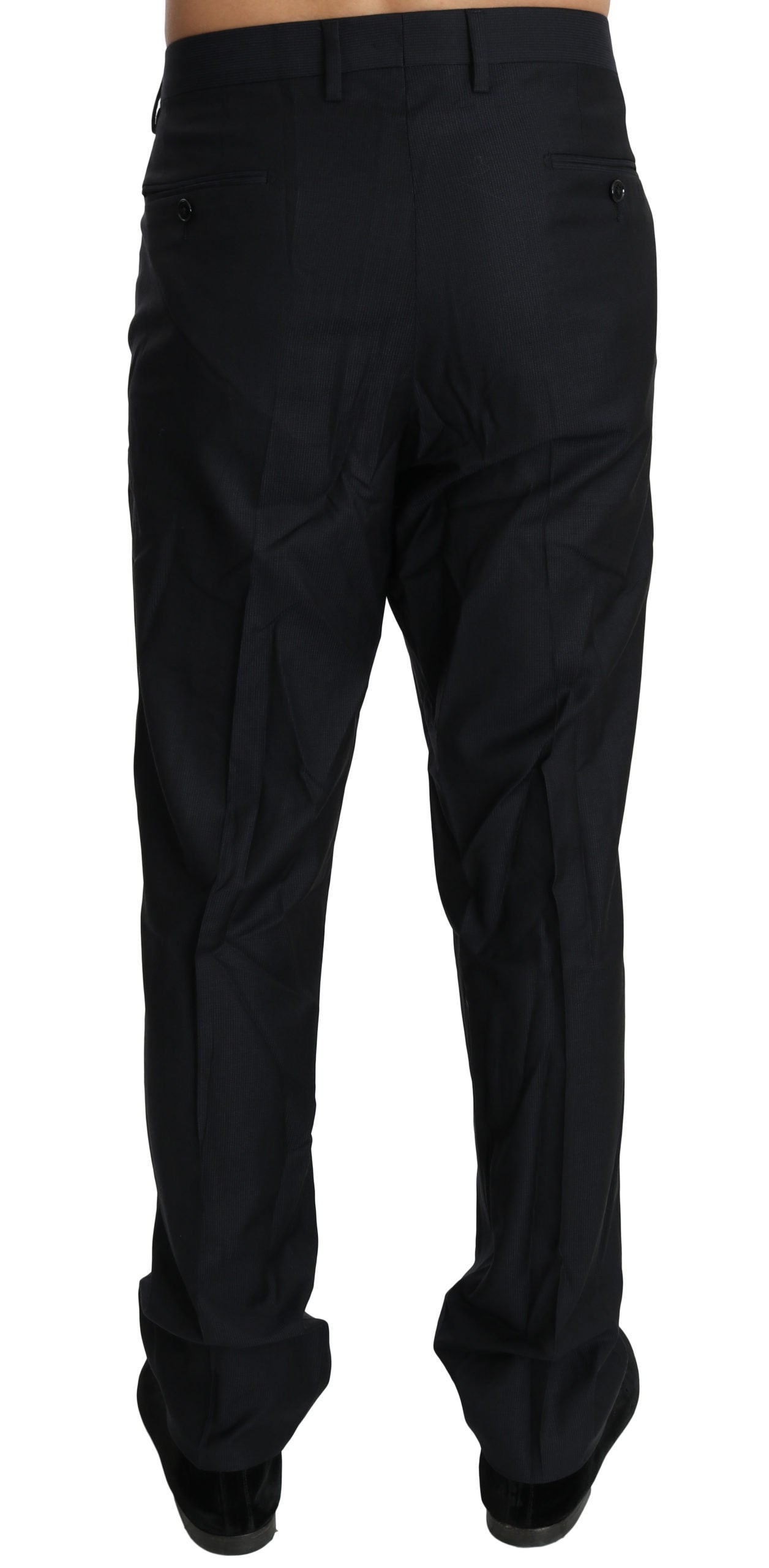 Wolle Schwarz Formal Dress Trouser Männer Hosen