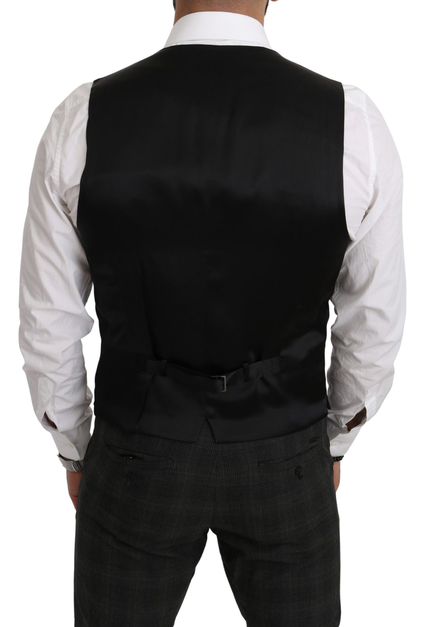 Schwarzer Bordeaux Jacquard Floral Slim Fit Blazer