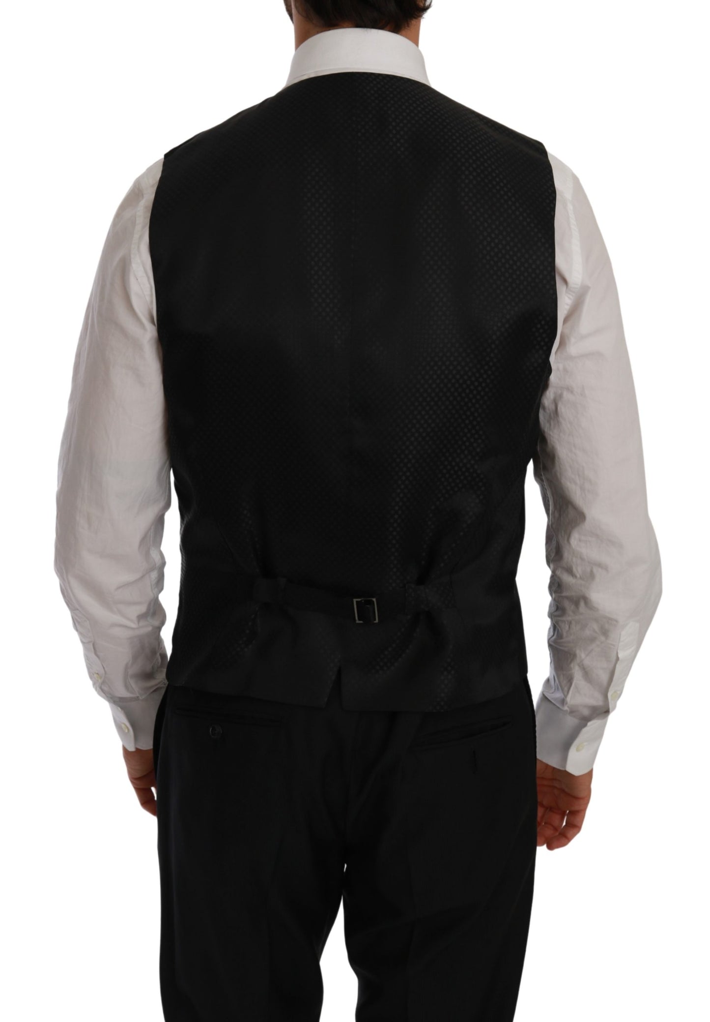 Blauer doppelreihiger 3-teiliger MARTINI Anzug