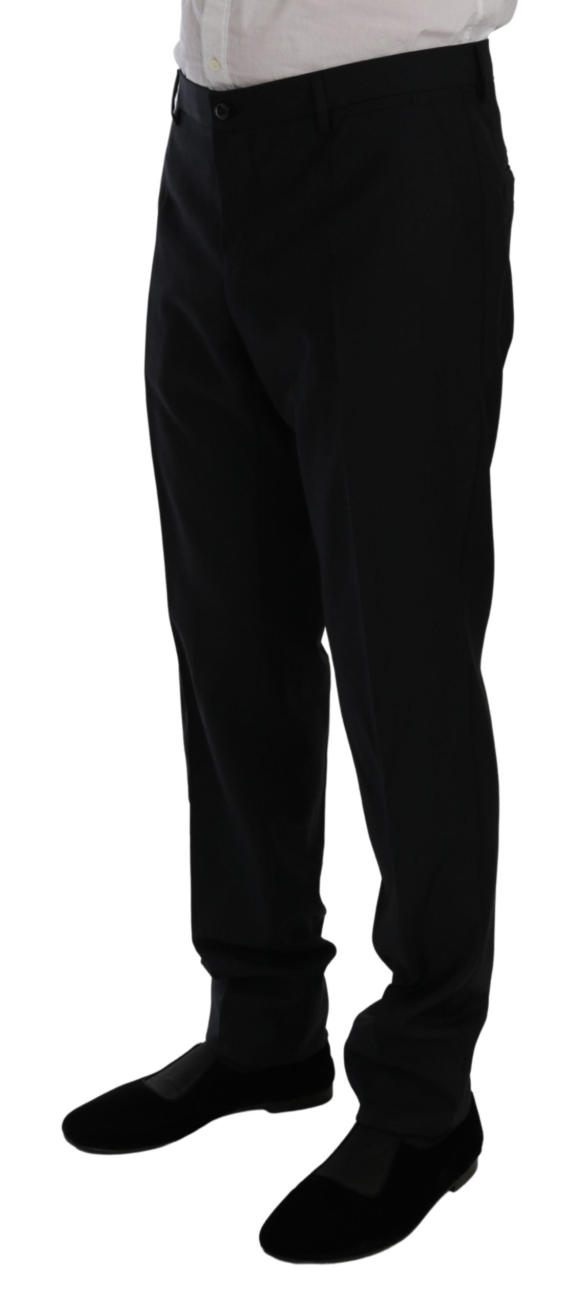 Blauer doppelreihiger 3-teiliger MARTINI Anzug