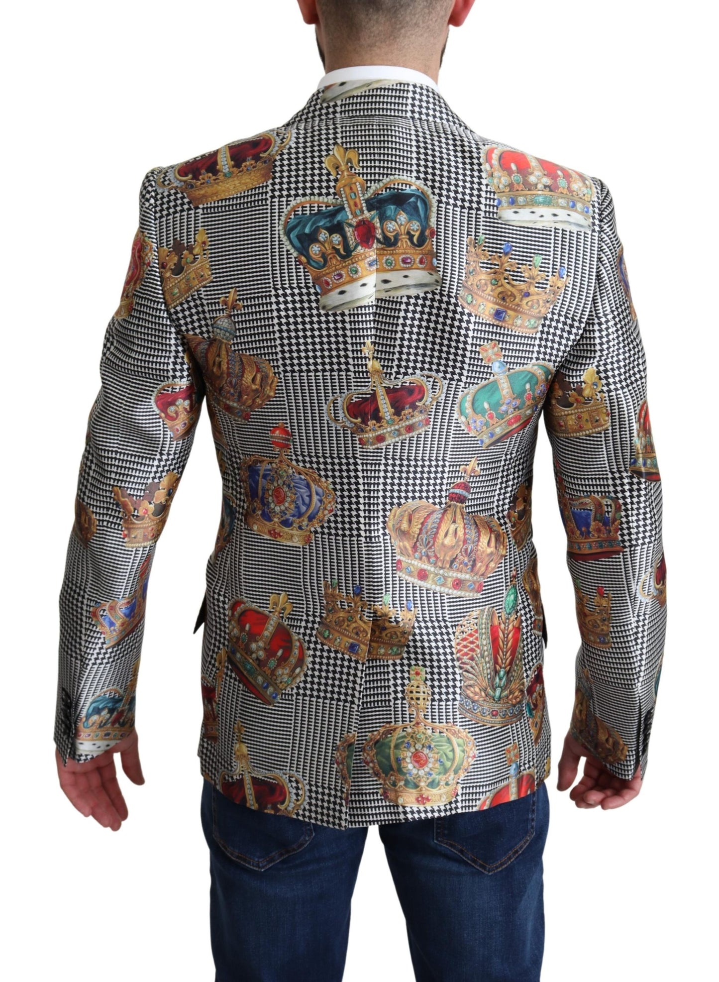 Blazer Jacke SICILIA Crown Print SIlk Jacke
