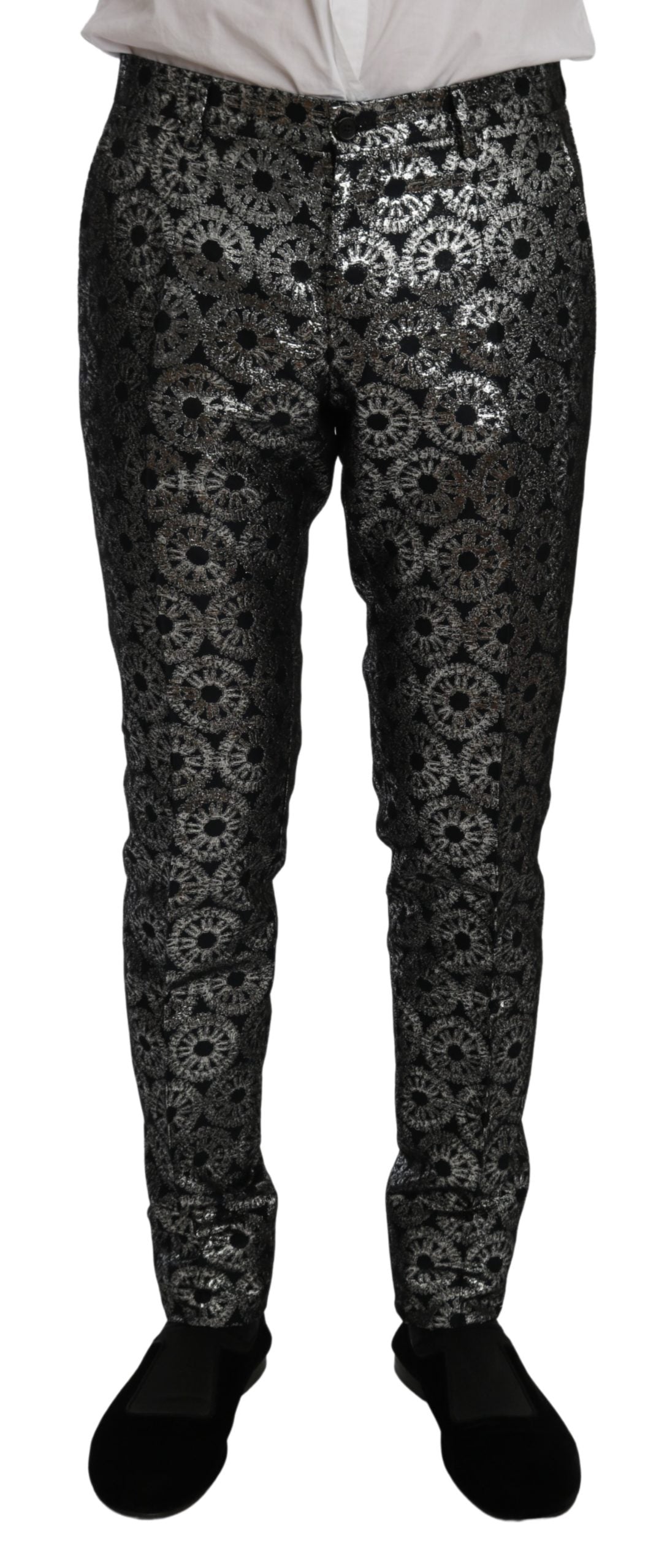 Blau Silber Slim Fit GOLD 2 Stück Anzug