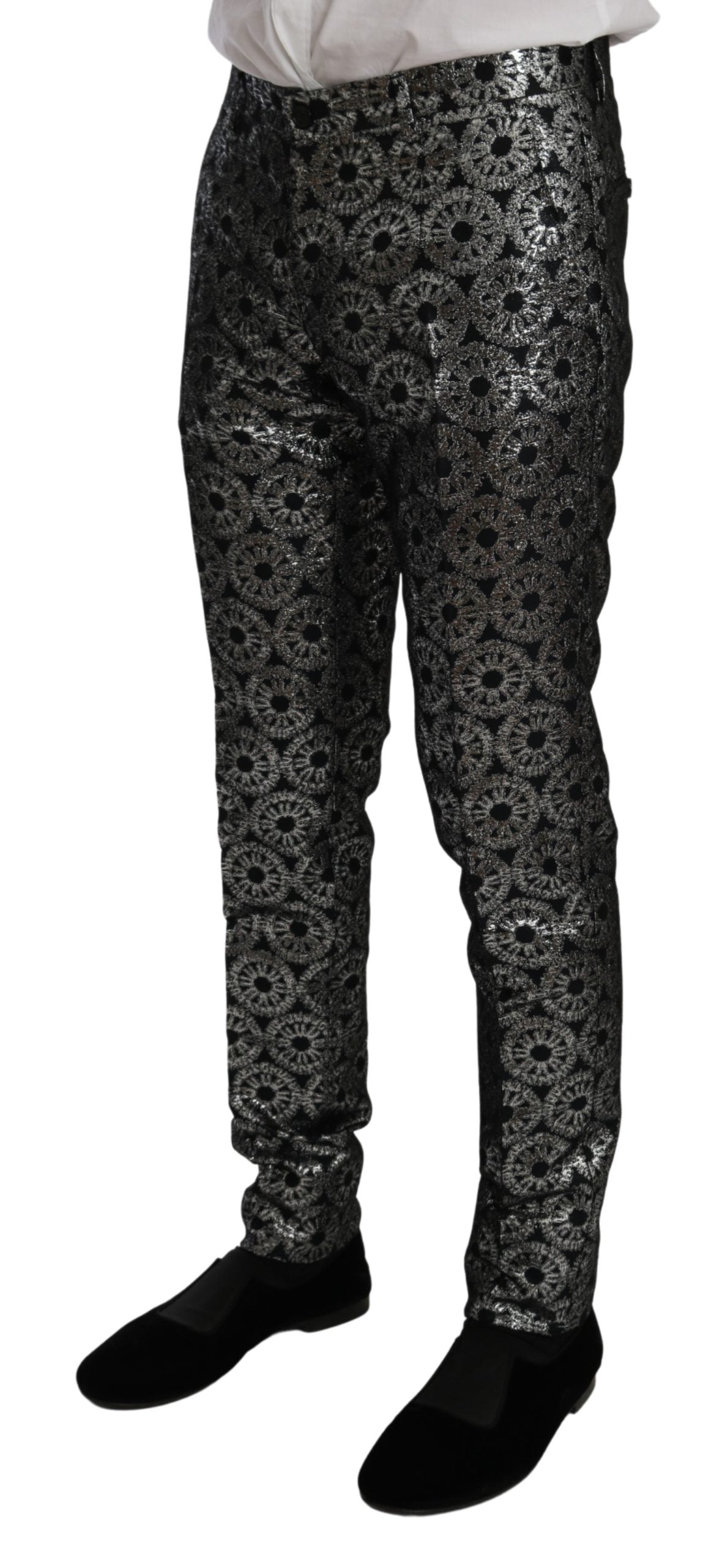 Blau Silber Slim Fit GOLD 2 Stück Anzug