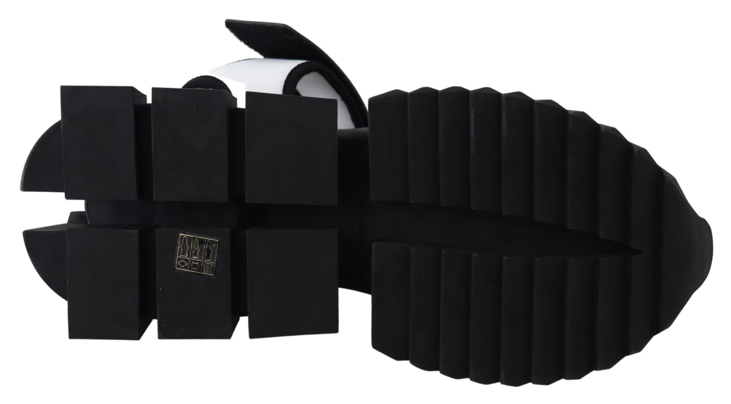 Weiße Super King Riemen Hai Rutschen Sandalen Schuhe