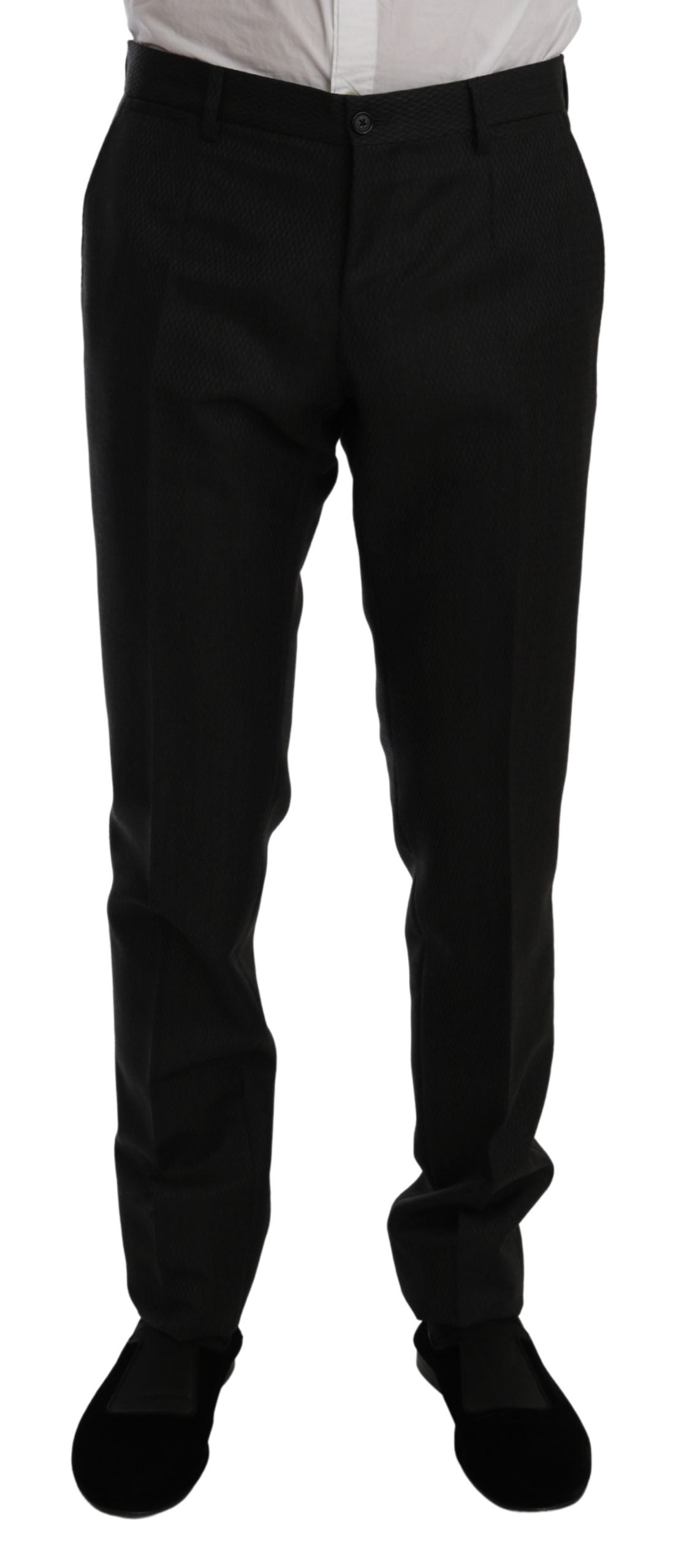 Schwarzer Crystal Bee Slim Fit 2 Stück Anzug