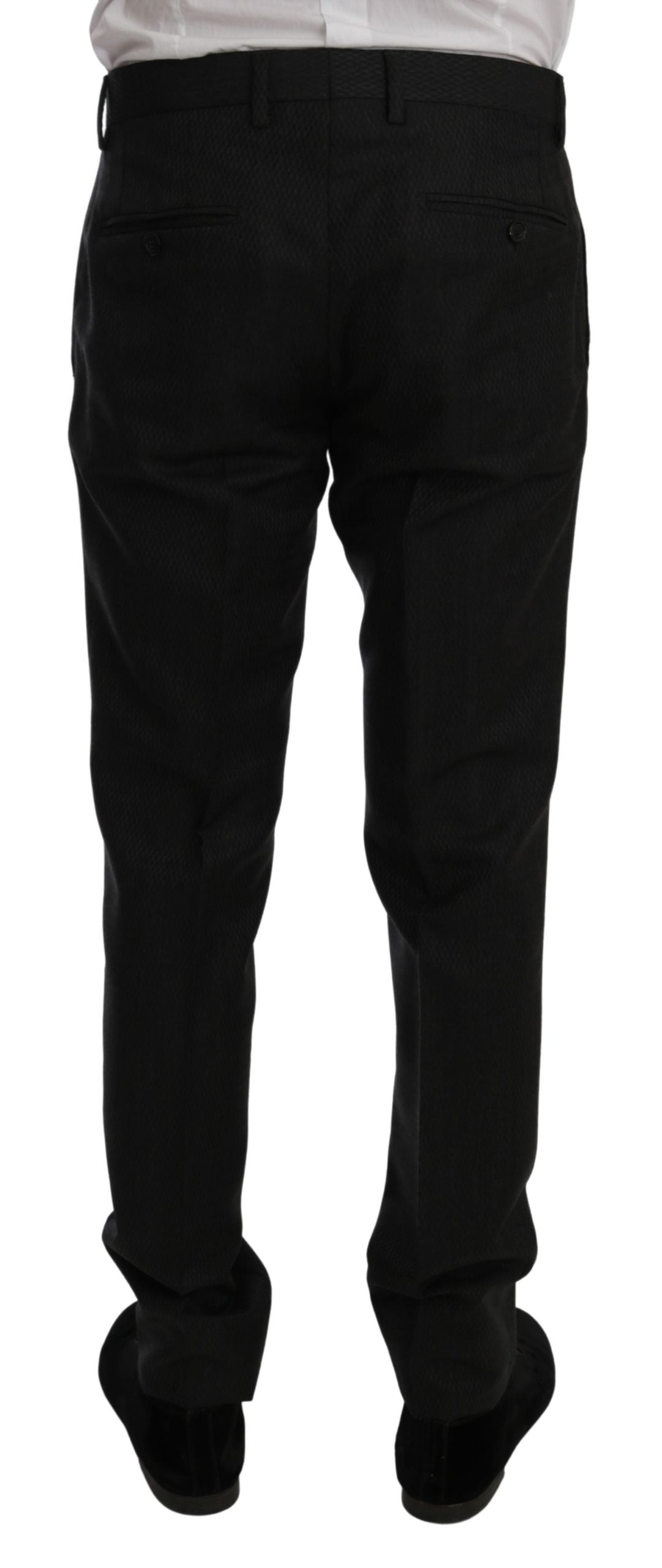 Schwarzer Crystal Bee Slim Fit 2 Stück Anzug