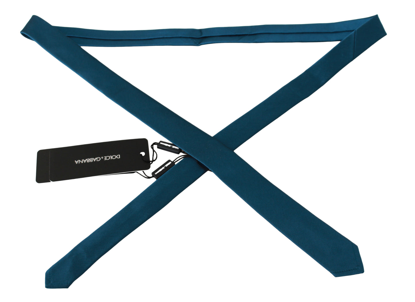 Blaue 100% Seide Klassische Schlanke Herren Krawatte