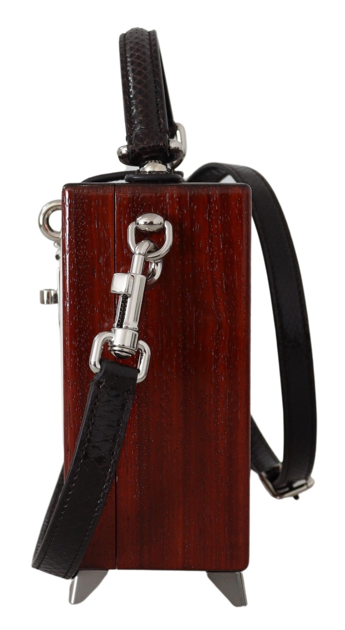 Braunes Retro TV Limited Edition Leder Handmade Geldbörse