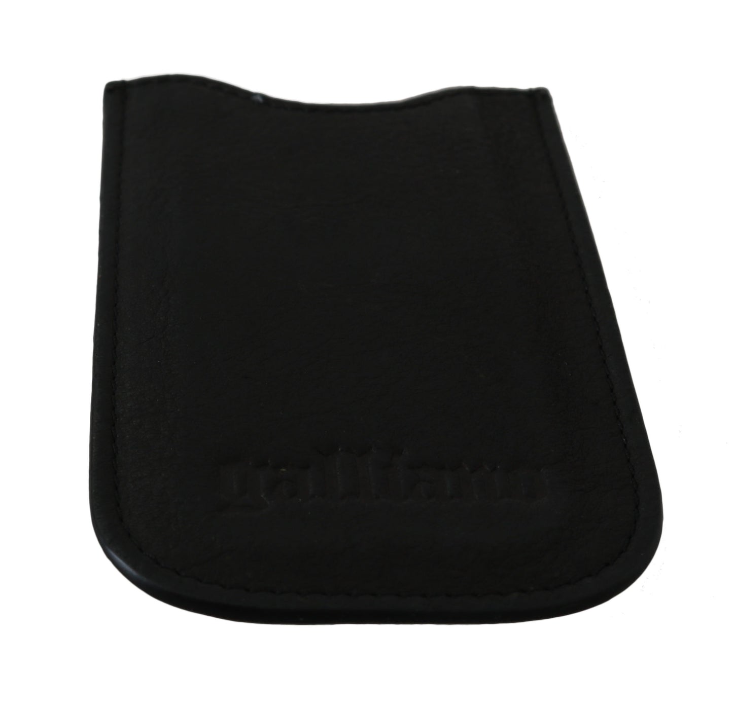 Schwarzes Leder Multifunktionale Männer ID Bill Kartenhalter Brieftasche