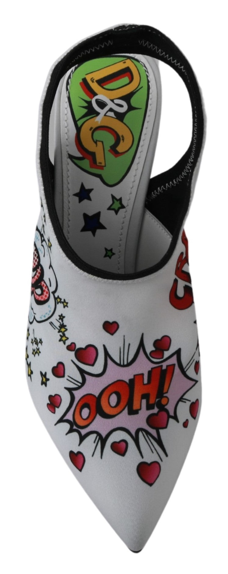 Weiß WOW Neopren Stretch Pumps Schuhe