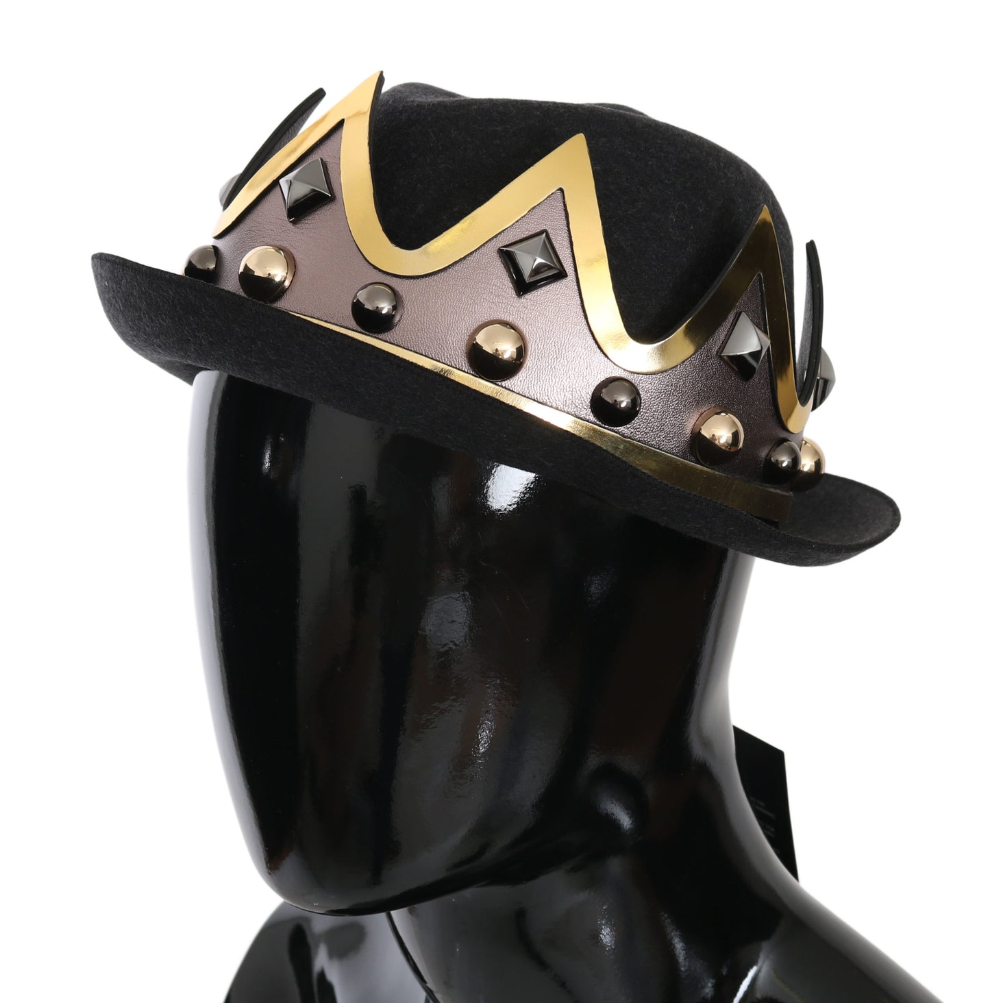 Schwarzer Krone verschönert Trilby Männer Capello Hut