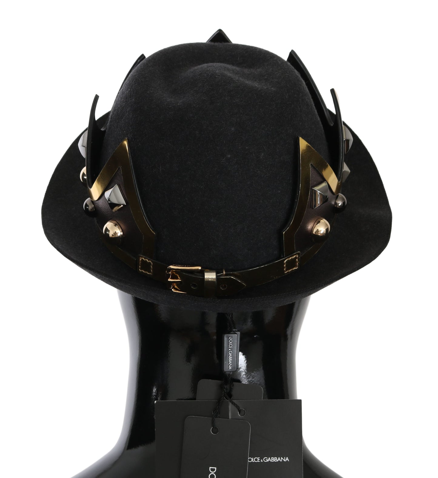 Schwarzer Krone verschönert Trilby Männer Capello Hut