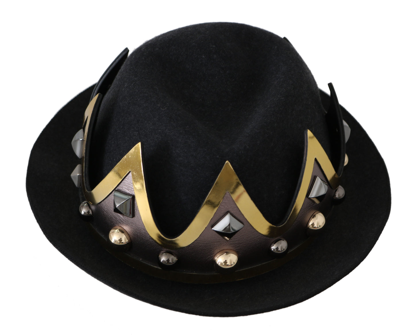 Schwarzer Krone verschönert Trilby Männer Capello Hut