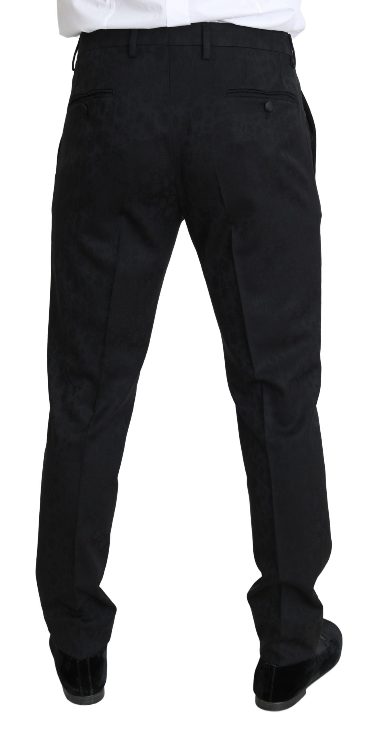 Schwarzer mit Perlen verzierter 2-teiliger MARTINI Anzug