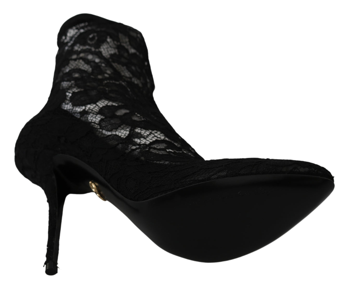 Schwarze Spitze Taormina Hohe Pumps Schuhe