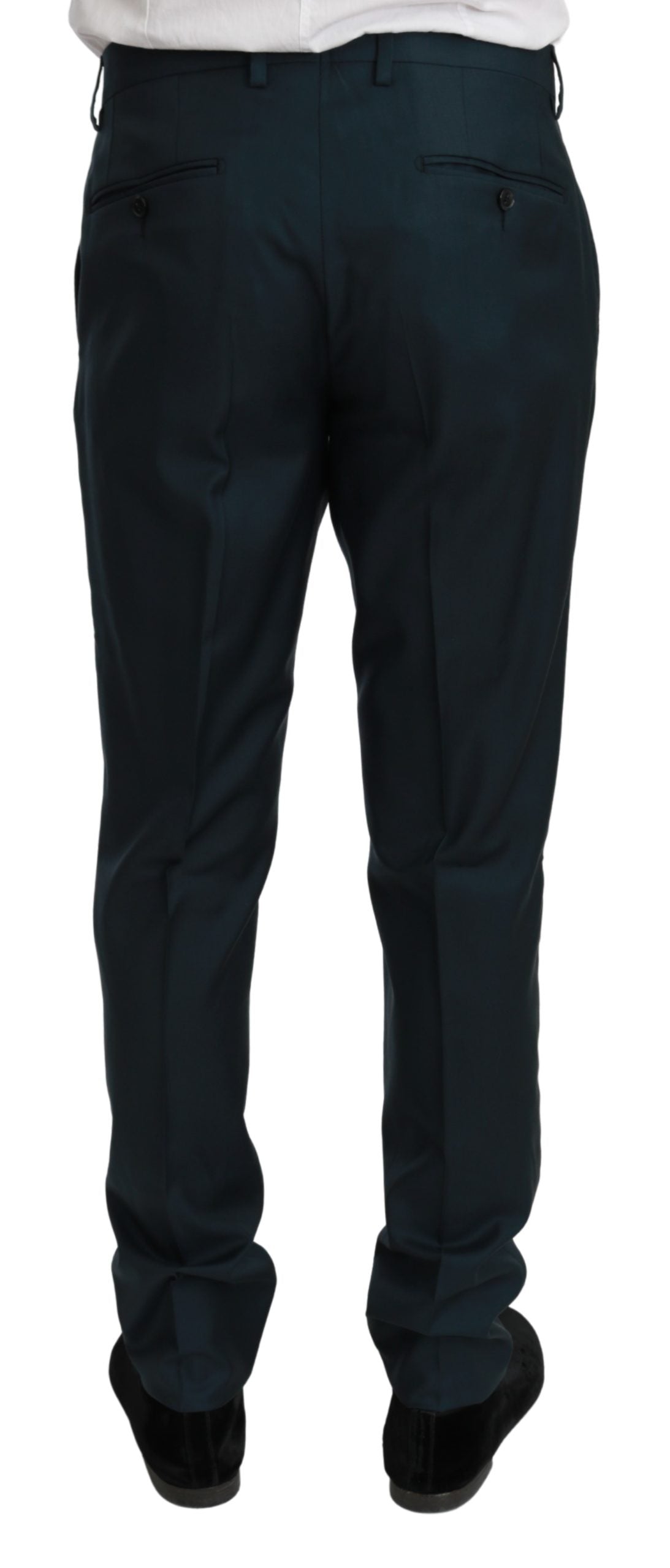 Blauer Wollanzug Slim Fit 2 Stück GOLD