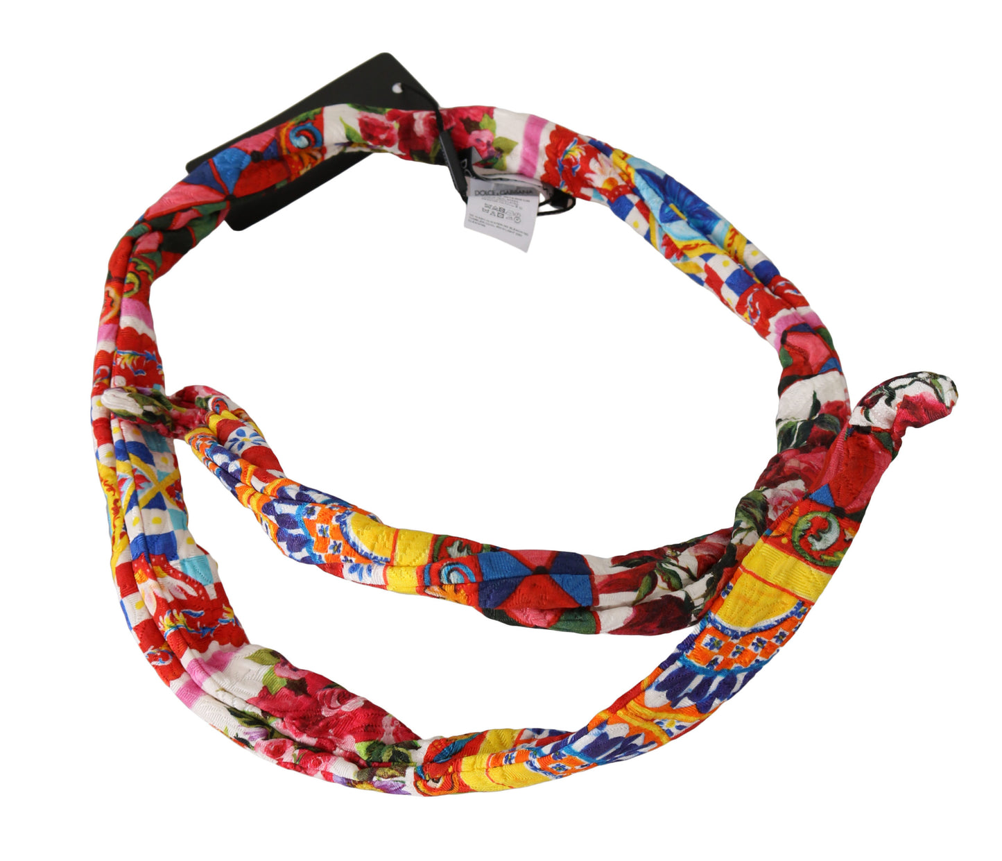 Seide Baumwolle Carretto Rosenmuster Wickelgürtel