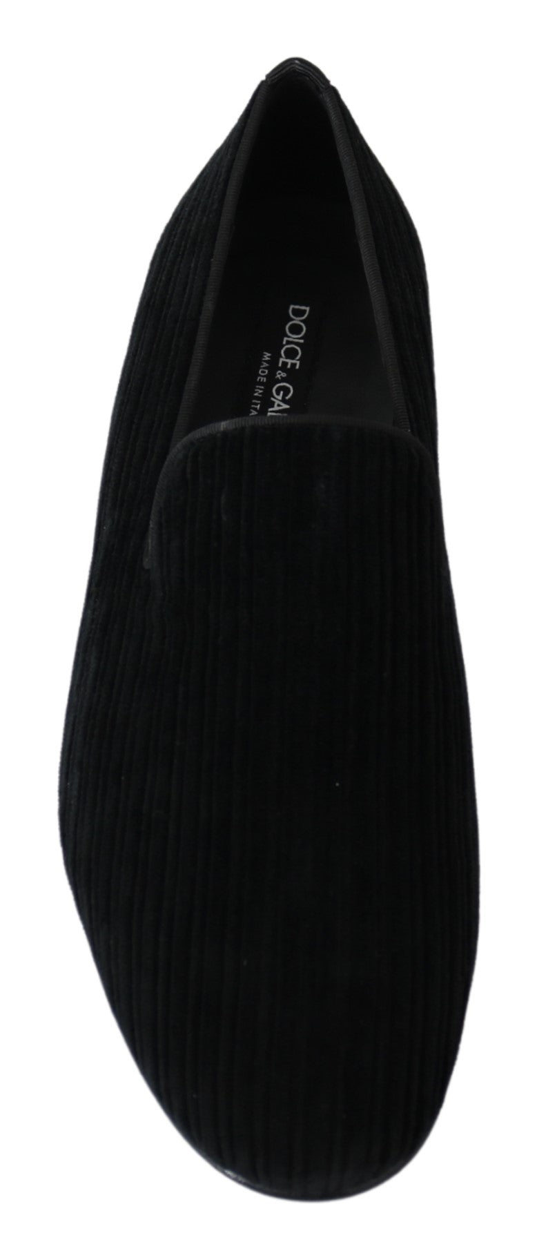 Schwarzer Samt Flats Männer Hausschuhe Loafers Schuhe