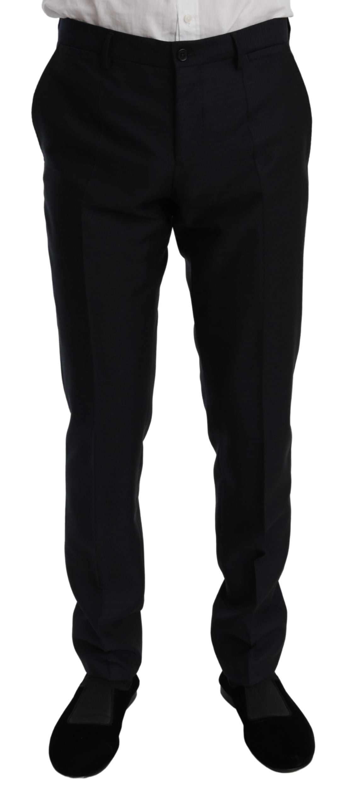 Blauer Slim Fit 2 Stück MARTINI Anzug aus Wolle