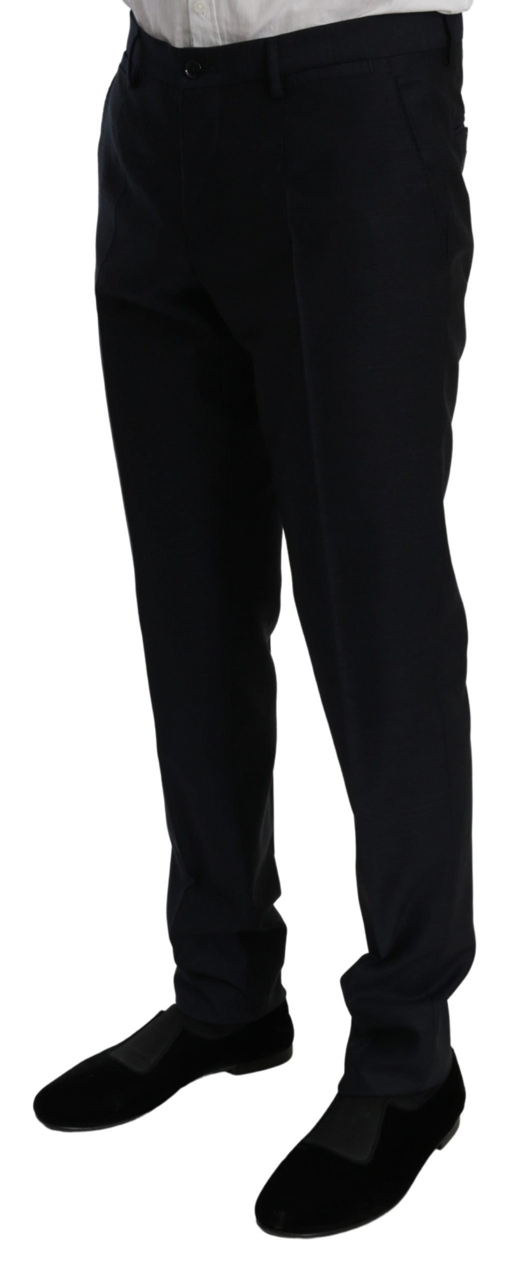 Blauer Slim Fit 2 Stück MARTINI Anzug aus Wolle