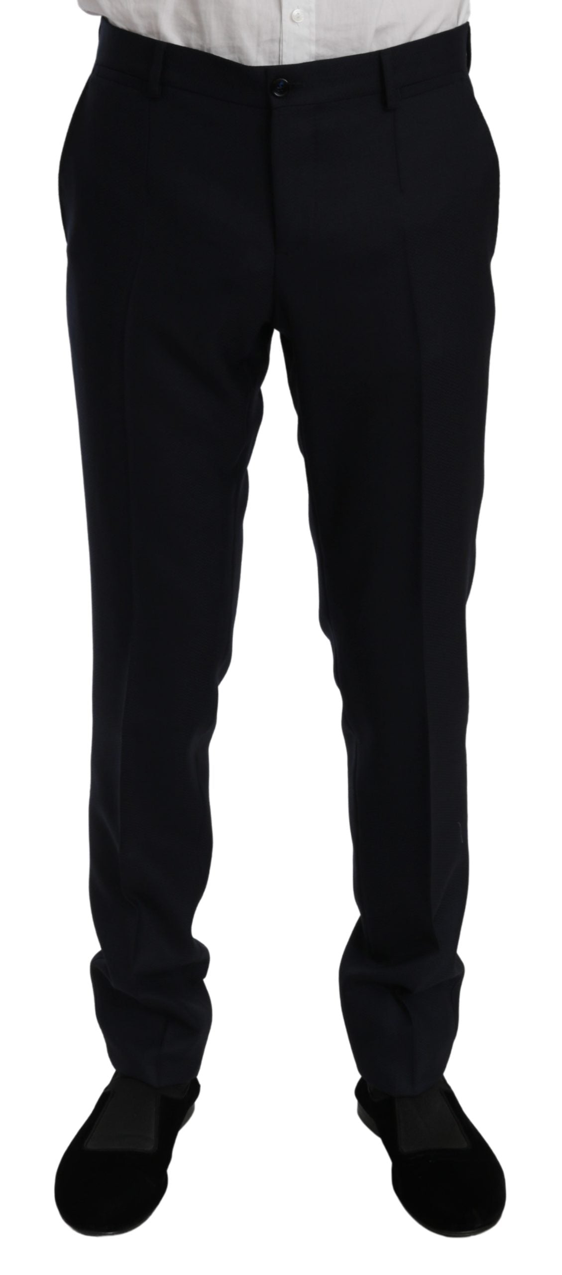 Blauer Slim Fit 2 Stück Wolle MARTINI Anzug