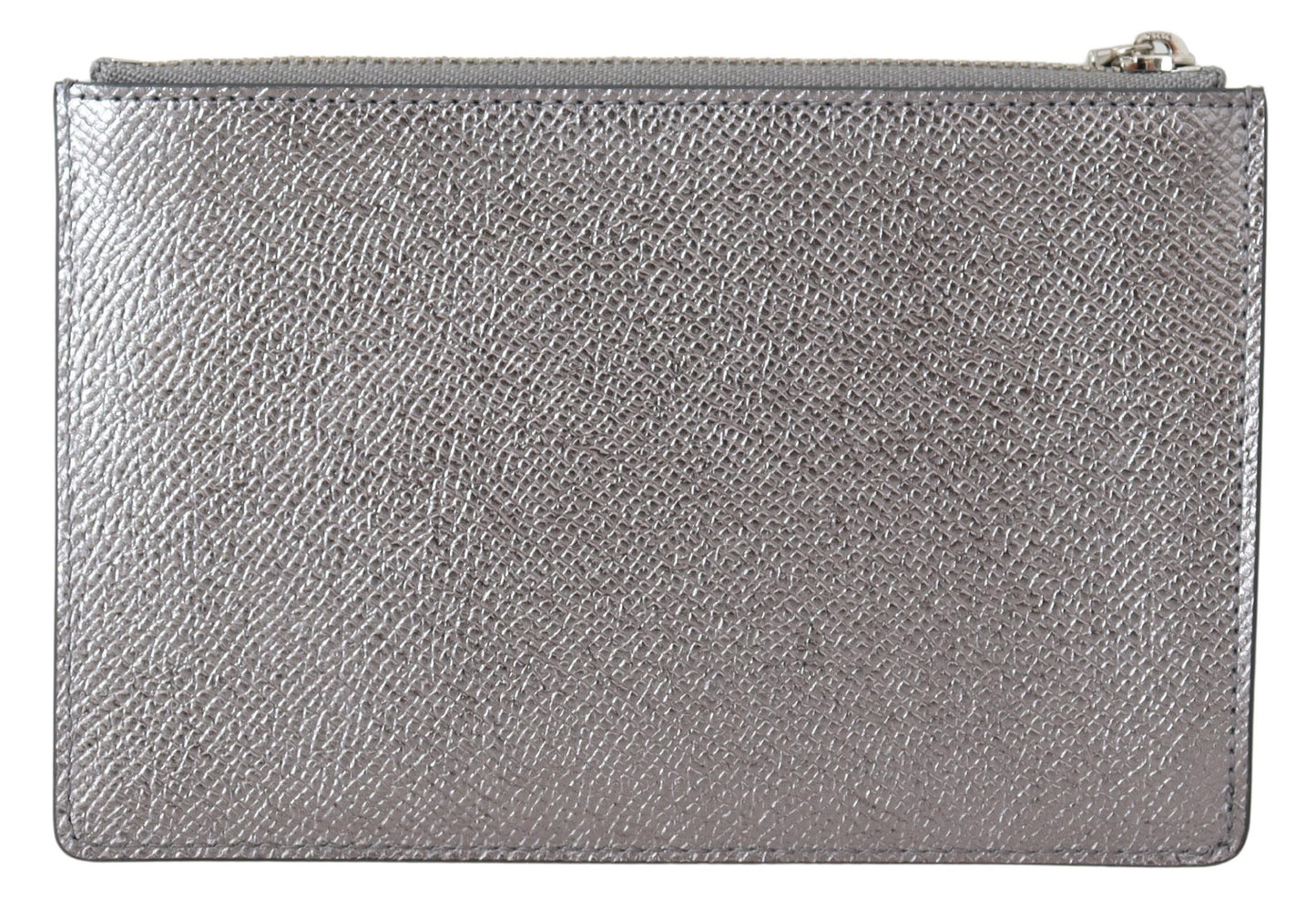 Silbernes Dauphine-Leder-Juwel Logo-Kartenhalter Portemonnaie