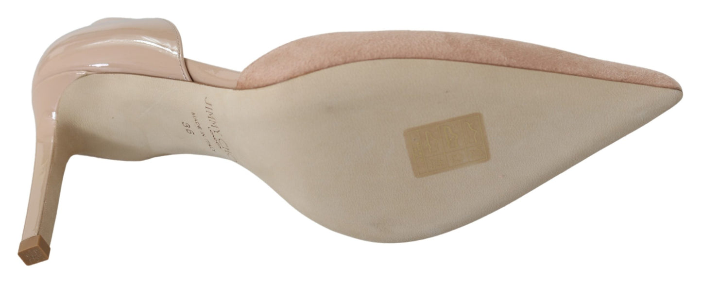 Darylin 85 Puderrosa Leder Pumps