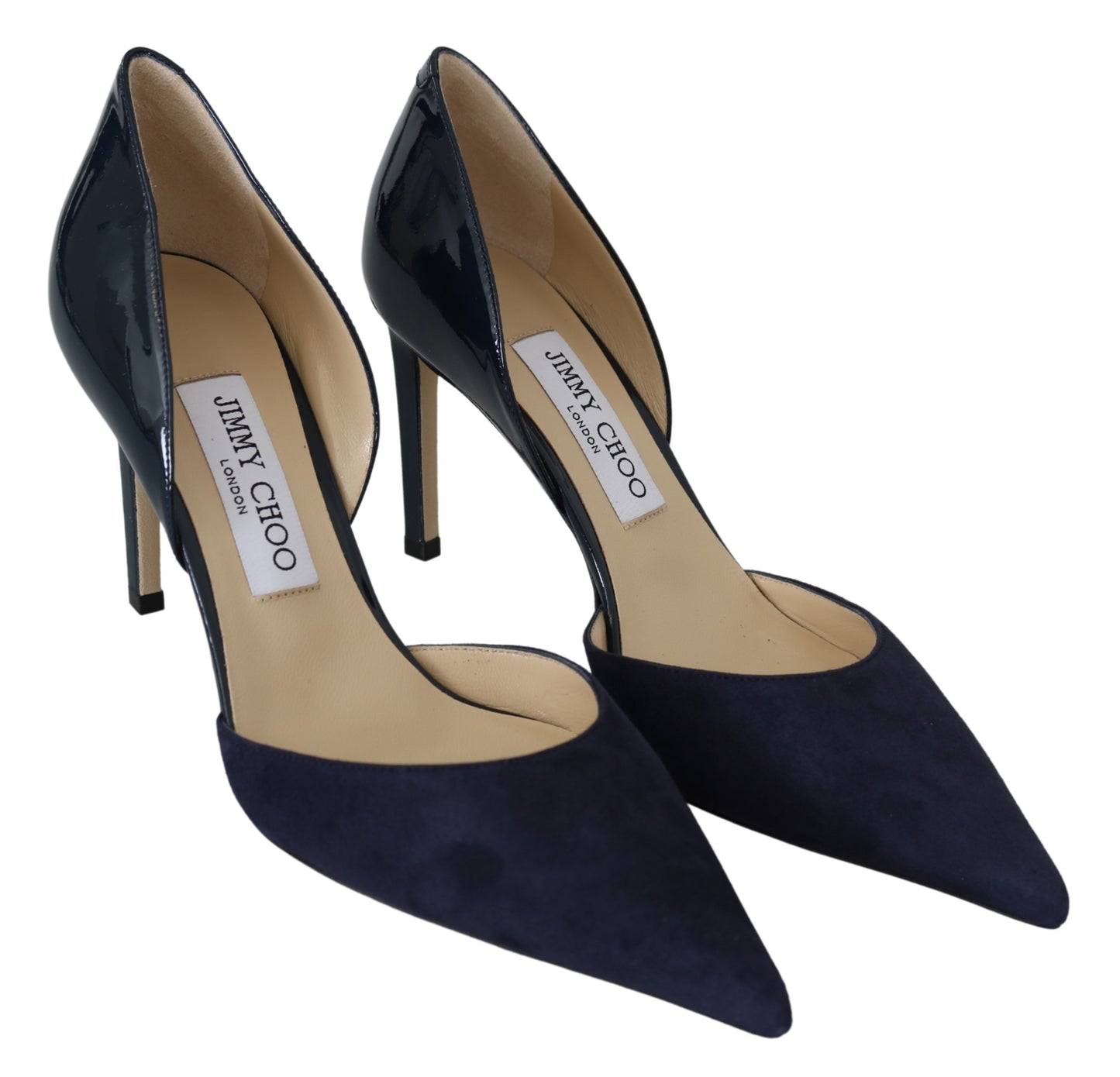 Darylin 85 Marineblaue Leder Pumps