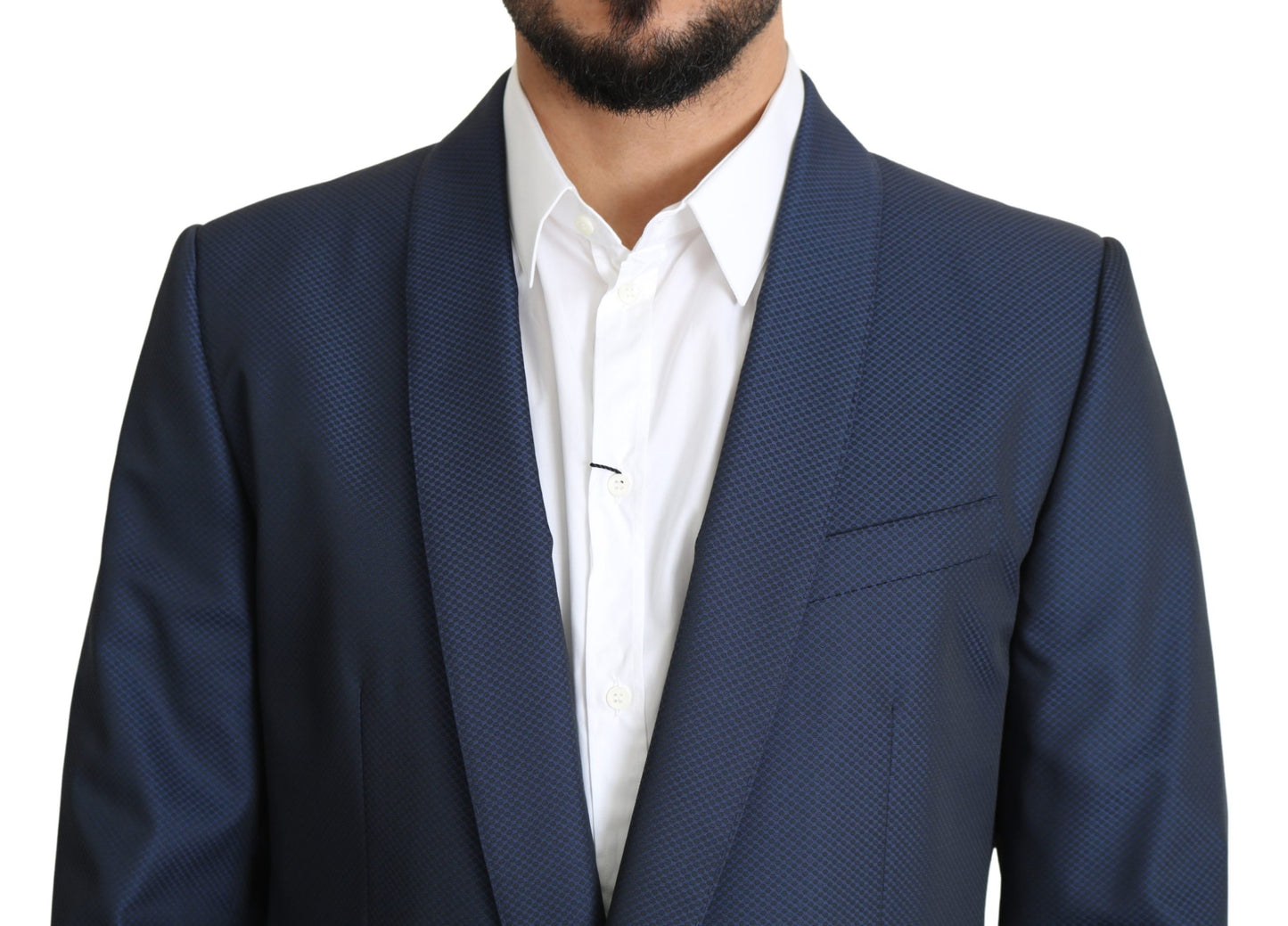 Blauer schmaler einreihiger MARTINI Blazer