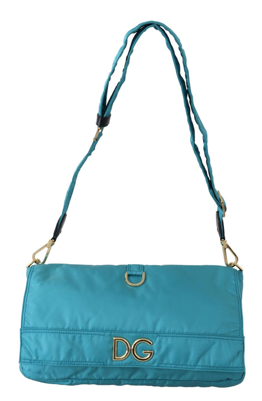 Blaue DG Logo Funny Pack Umhängetasche aus Nylon