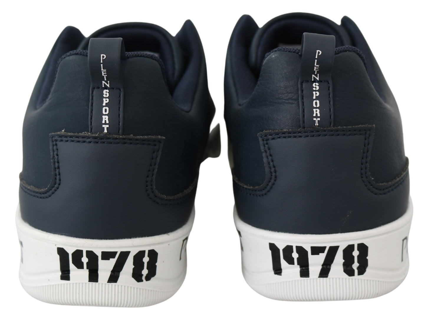 Blau Indaco Leder Slip on John Sneakers Schuhe