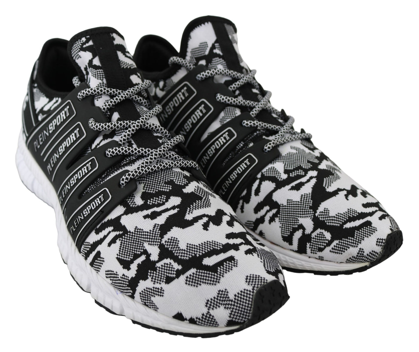 Weiß Polyester Läufer Rückseite Turnschuhe Schuhe