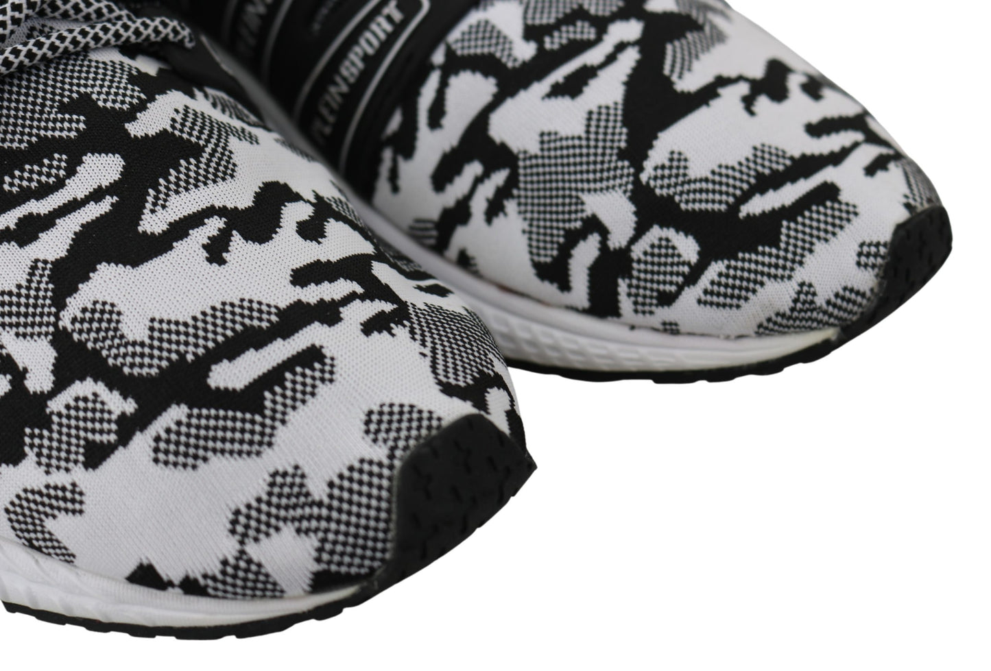 Weiß Polyester Läufer Rückseite Turnschuhe Schuhe