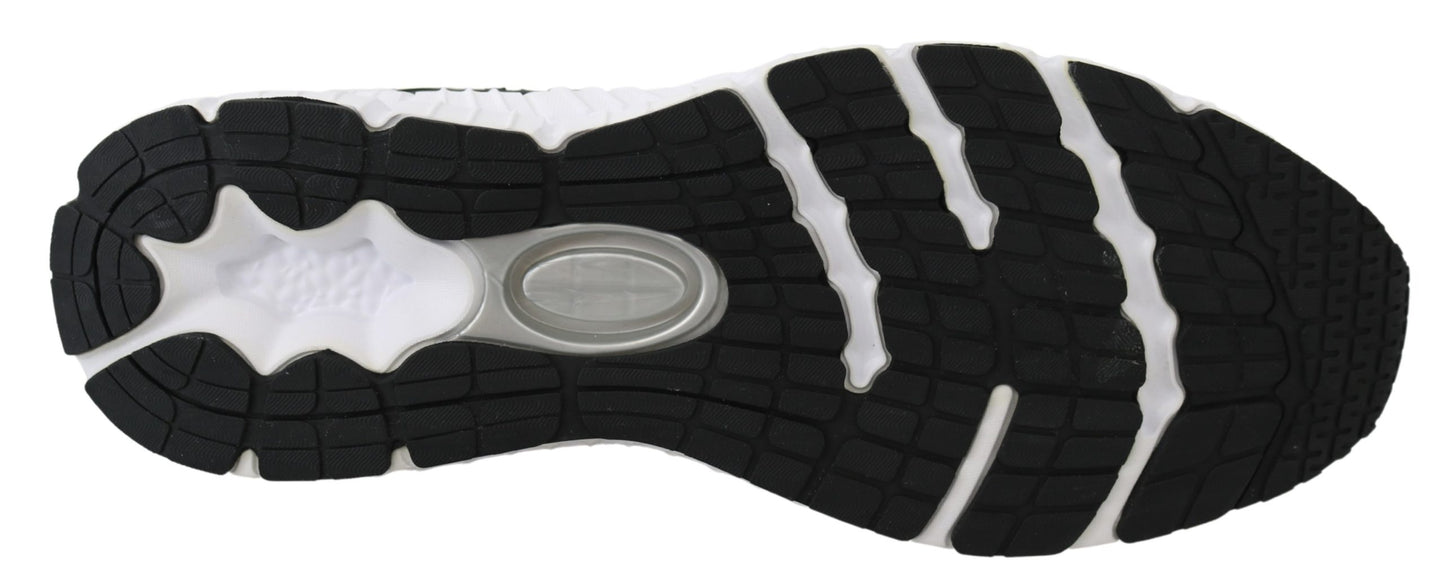 Weiß Polyester Läufer Rückseite Turnschuhe Schuhe