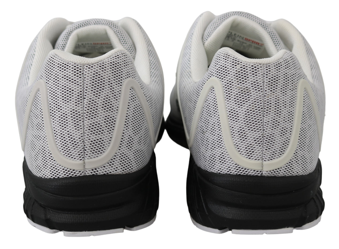 Weiß Polyester Runner Edward Turnschuhe Schuhe